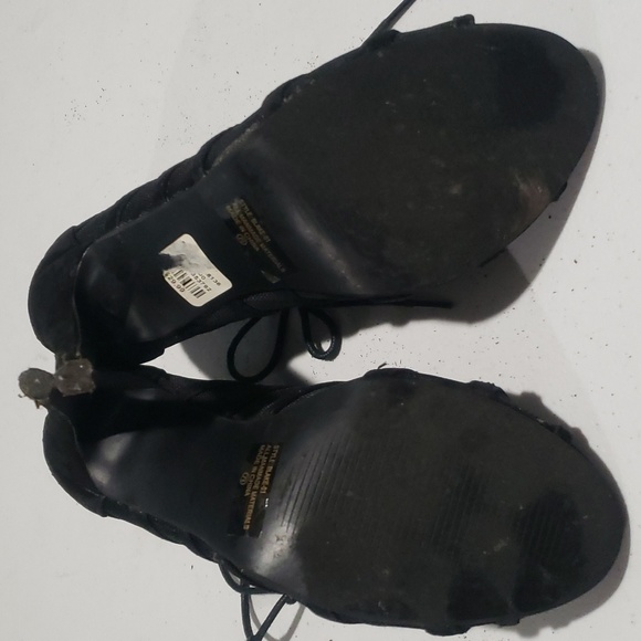 Sheer Lace up Booties - Picture 9 of 9